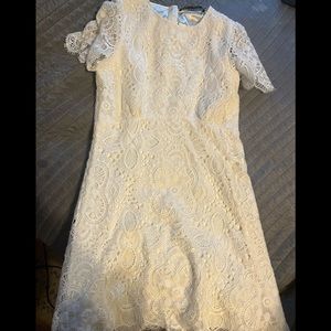 White lace dress